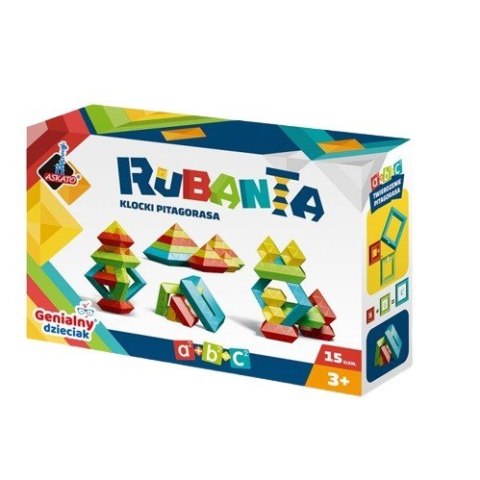 Klocki pitagorasa rubanta 15 elementów