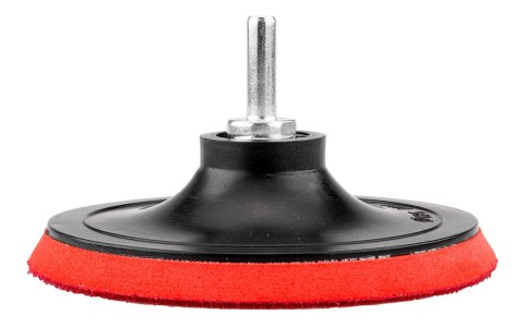 Tarcza mocująca z rzepem 125 mm x 8 mm, gwint M14 + trzpień 8 mm