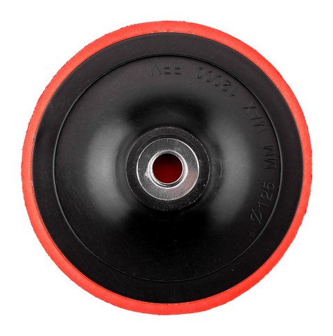 Tarcza mocująca z rzepem 125 mm x 8 mm, gwint M14 + trzpień 8 mm
