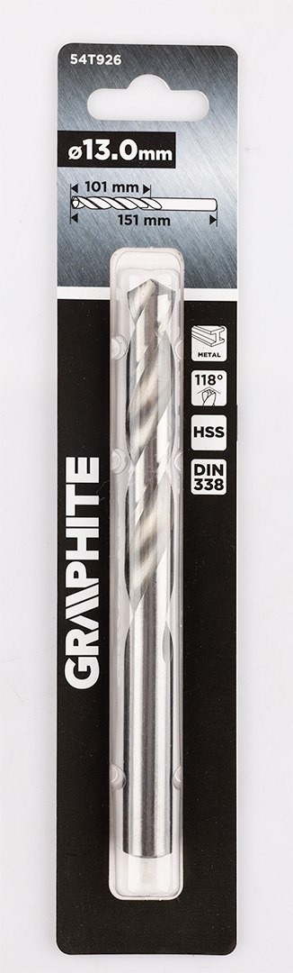Wiertło do metalu HSS, DIN 338, 13 mm