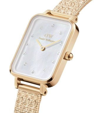 Daniel Wellington ZEGAREK DAMSKI DANIEL WELLINGTON Quadro Lumine Pressed Piano 20mm DW00100582 + BOX (zw519a)