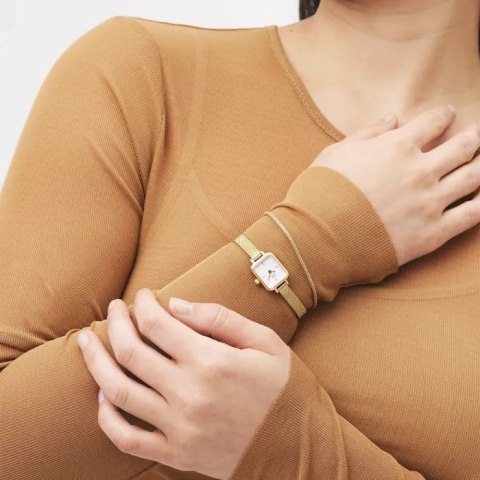 Daniel Wellington ZEGAREK DAMSKI DANIEL WELLINGTON Quadro Mini 15mm DW00100725 + BOX (zw524a)