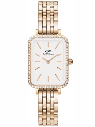 Daniel Wellington ZEGAREK DAMSKI DANIEL WELLINGTON Quadro Rose Gold DW00100672 + BOX (zw519h)