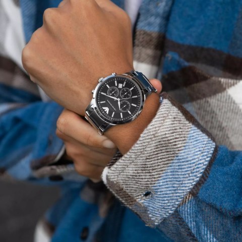 Emporio Armani ZEGAREK MĘSKI EMPORIO ARMANI AR2434 - RENATO + BOX