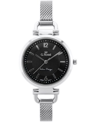 G. Rossi ZEGAREK G. ROSSI - LESTI - 3652B (zg772b) - silver/black + BOX