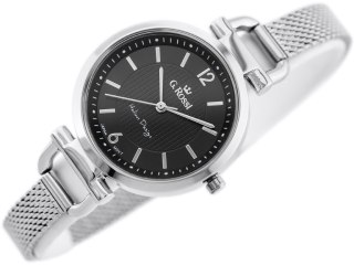 G. Rossi ZEGAREK G. ROSSI - LESTI - 3652B (zg772b) - silver/black + BOX