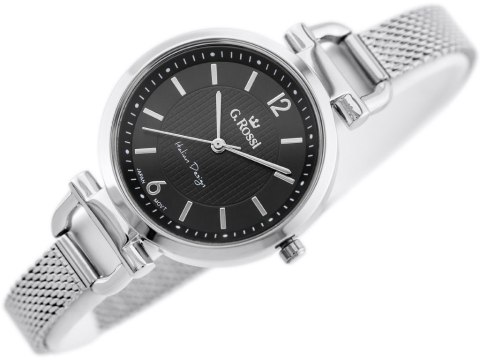 G. Rossi ZEGAREK G. ROSSI - LESTI - 3652B (zg772b) - silver/black + BOX
