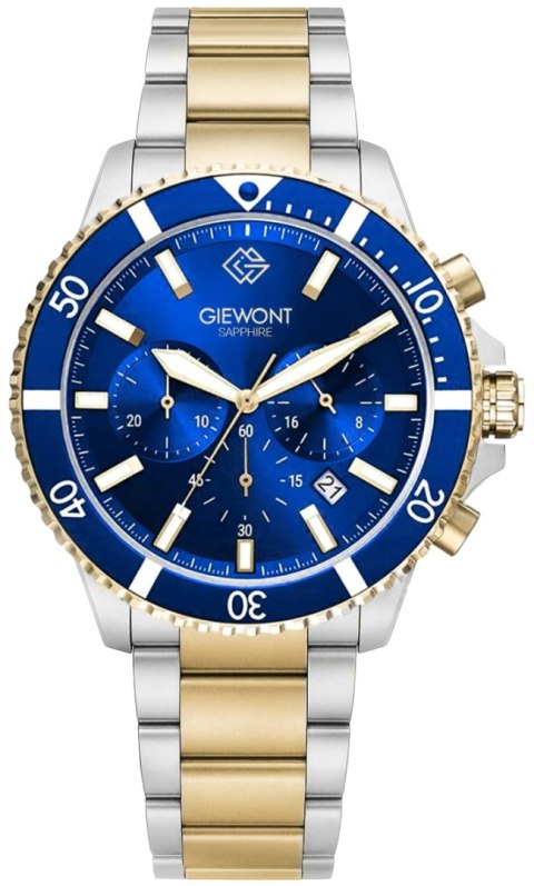 Giewont Zegarek Męski Giewont Chronograph Sapphire Multikolor GW3970-B5