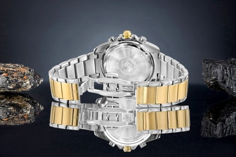 Giewont Zegarek Męski Giewont Chronograph Sapphire Multikolor GW3970-B5