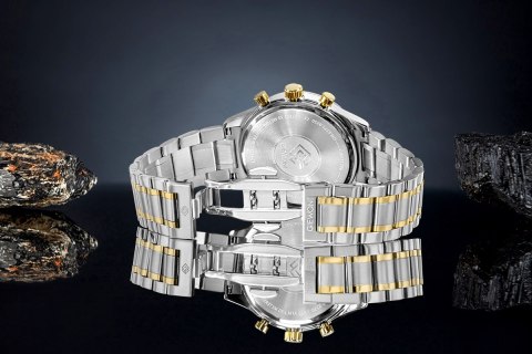 Giewont Zegarek Męski Giewont Chronograph Sapphire Zielony GW6310-B6