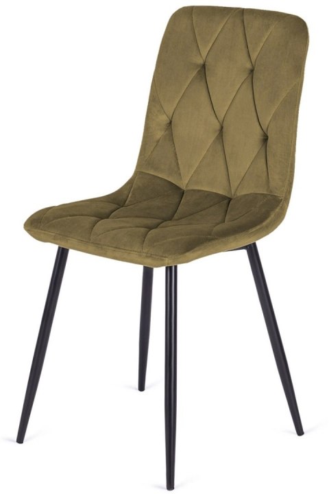 Lugano Krzesło tapicerowane BORGO VELVET BROWN