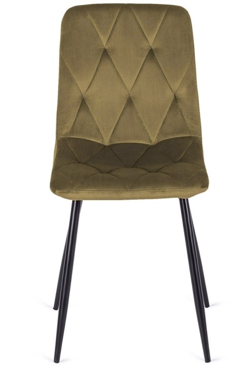Lugano Krzesło tapicerowane BORGO VELVET BROWN