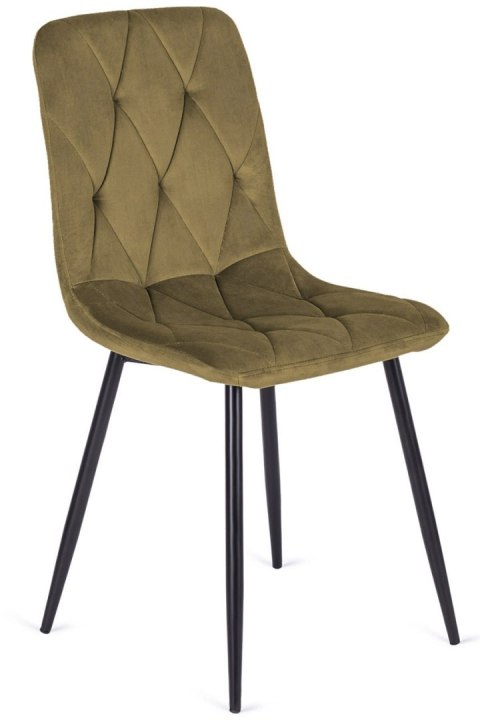 Lugano Krzesło tapicerowane BORGO VELVET BROWN