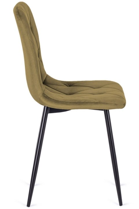 Lugano Krzesło tapicerowane BORGO VELVET BROWN