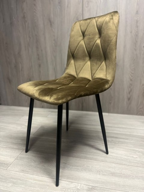 Lugano Krzesło tapicerowane BORGO VELVET BROWN