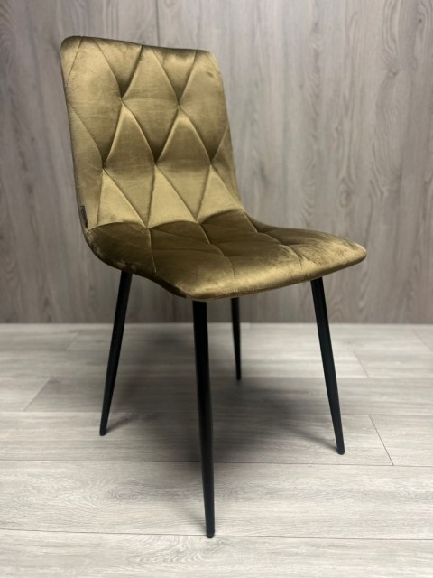 Lugano Krzesło tapicerowane BORGO VELVET BROWN