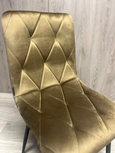 Lugano Krzesło tapicerowane BORGO VELVET BROWN