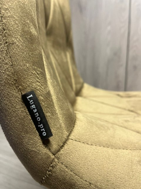 Lugano Krzesło tapicerowane BORGO VELVET BROWN