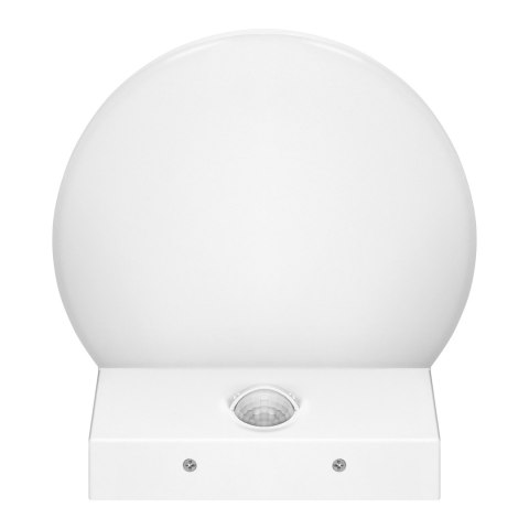 ASPEN LED 15W, oprawa ogrodowa z czujnikiem ruchu PIR, 1300lm, IP65, 4000K, biała