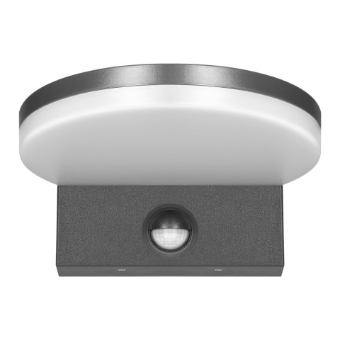 ASPEN LED 15W, oprawa ogrodowa z czujnikiem ruchu PIR, 1300lm, IP65, 4000K, szara