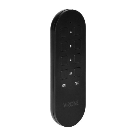Zestaw bezprzewodowych gniazd MINI Schuko, sterowanych pilotem 2+1, 2300W, IP44