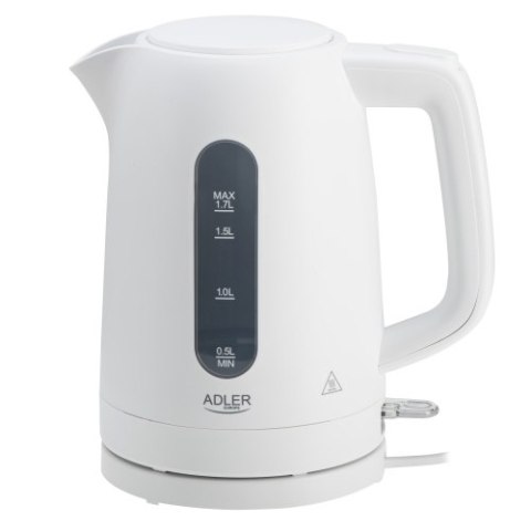 AD 1379w Czajnik elektryczny 1,7 l | strix | płaska grzałka | automatyczne wyłączanie | biały
