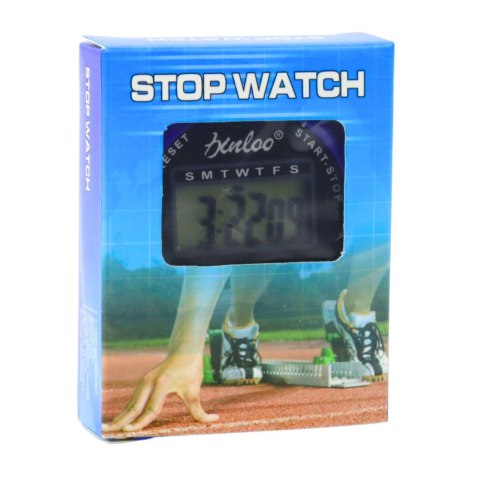 Stoper Cyfrowy LCD Elektroniczny Sportowy XL-011 Niebieski