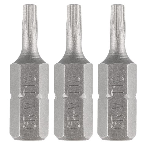 Bity Torx T10 x 25 mm, 3 szt.
