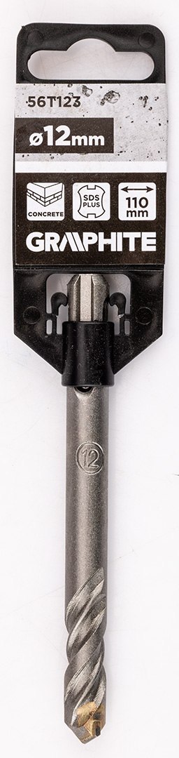 Wiertło do betonu SDS Plus z podwójną spiralą 12 x 110 mm