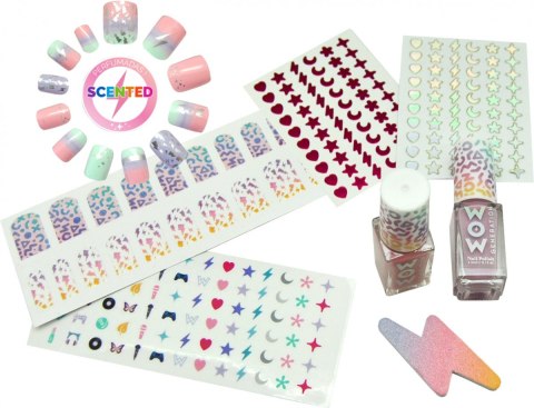 Zestaw do manicure z pachnącymi tipsami