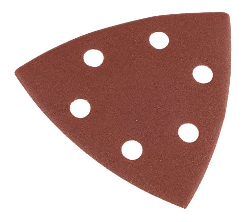 Papiery ścierne delta na rzep 93 x 93 mm, P240, 5 szt., z 6 otworami
