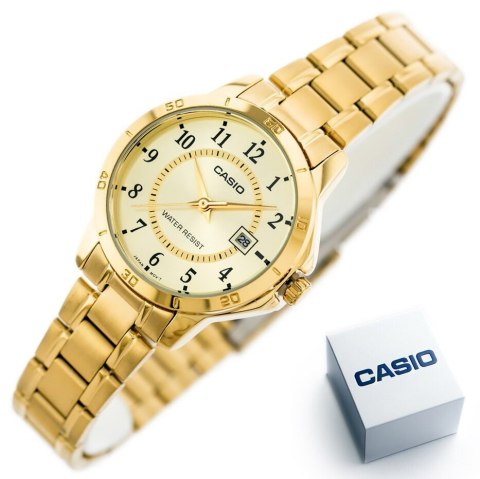 Casio ZEGAREK DAMSKI CASIO LTP-V004G-9B (zd568c) + BOX