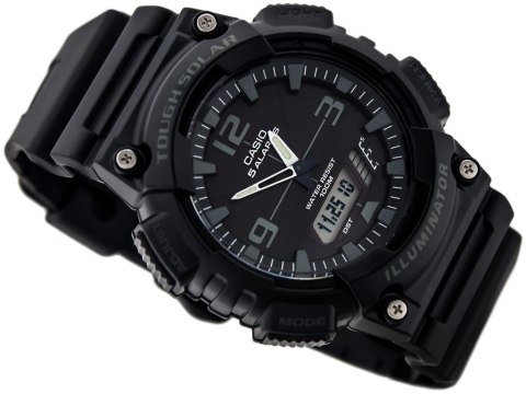 Casio ZEGAREK MĘSKI CASIO AQ-S810W-1A2V (zd044b) - SOLAR POWERED + BOX