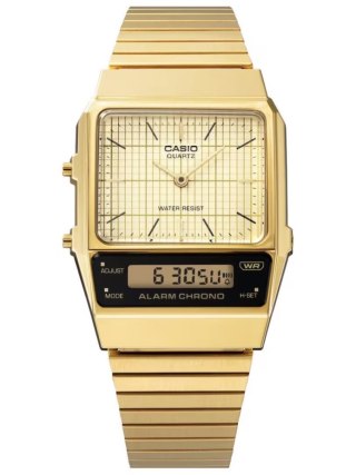 Casio ZEGAREK UNISEX CASIO Vintage Dual Time AQ-800EG-9ADF + BOX