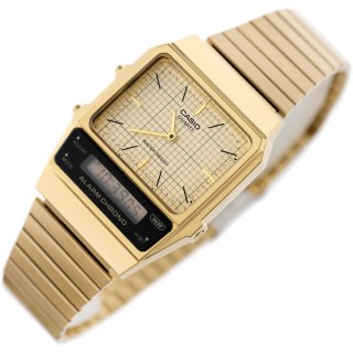 Casio ZEGAREK UNISEX CASIO Vintage Dual Time AQ-800EG-9ADF + BOX