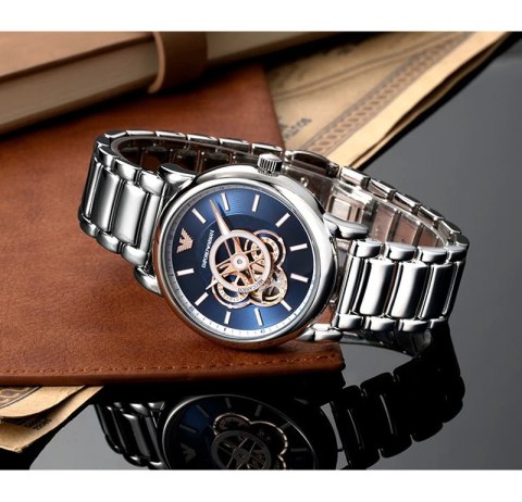 Emporio Armani Zegarek męski EMPORIO ARMANI LUIGI Open Heart AUTOMATIC AR60036