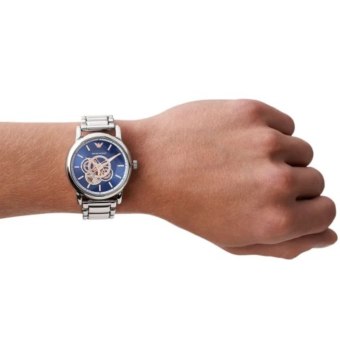 Emporio Armani Zegarek męski EMPORIO ARMANI LUIGI Open Heart AUTOMATIC AR60036