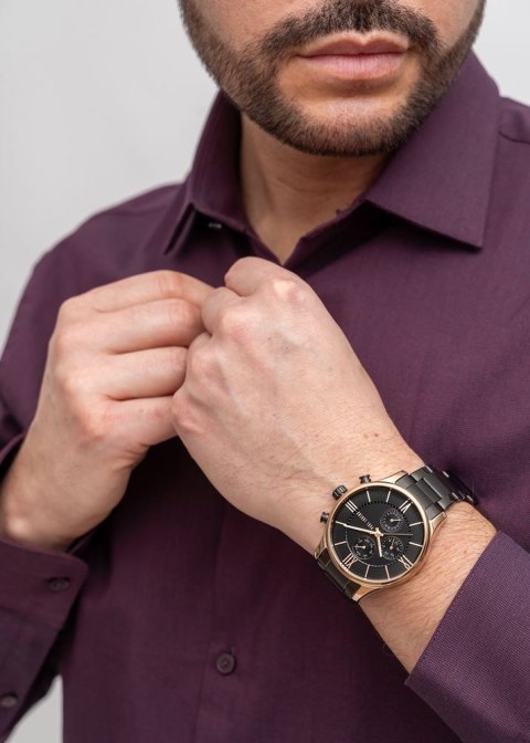 Paul Lorens ZEGAREK MĘSKI PAUL LORENS - PL11652B6-1A4 (zg356c) + BOX