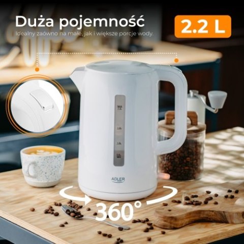 AD 1386 Czajnik elektryczny 2,2 l ? biały