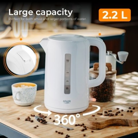 AD 1386 Czajnik elektryczny 2,2 l ? biały