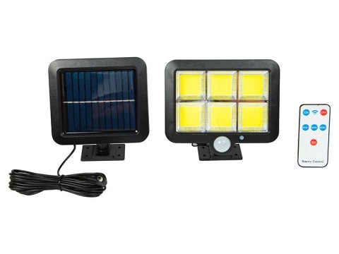 87-497# Lampa solarna z czujnikiem ruchu pir i zmierzchu sl-01 30w