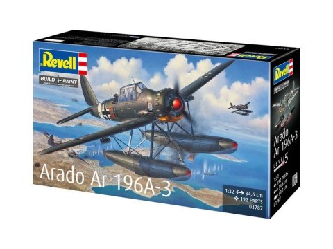Model plastikowy samolot arado ar 196a-3 seaplane 1/32