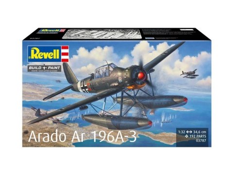 Model plastikowy samolot arado ar 196a-3 seaplane 1/32