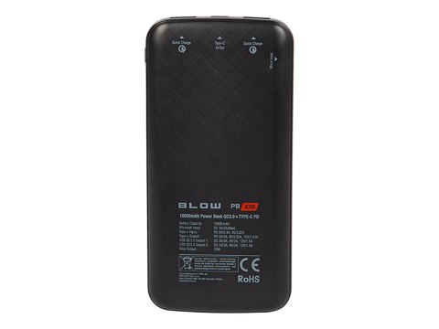 81-151# Power bank 10000mah qc 20w pb10b czarny