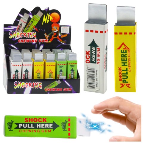 Paczka Gum Do Żucia Gadżet Elektryczny Rażący Prądem