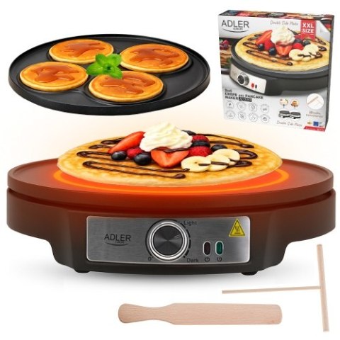 AD 3093 Naleśnikarka dwustronna elektryczna 30 cm | 2 in 1 | powłoka nieprzywierająca