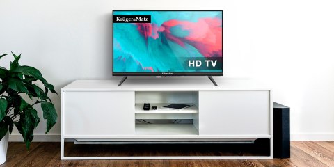 Telewizor Kruger&Matz 24" HD DVB-T2 H.265 HEVC 230/12V