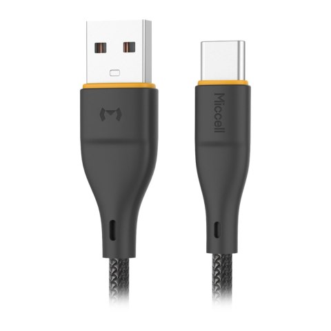 Kabel USB-A - USB-C Miccell VQ-D06, 2,4A, 1m, czarny