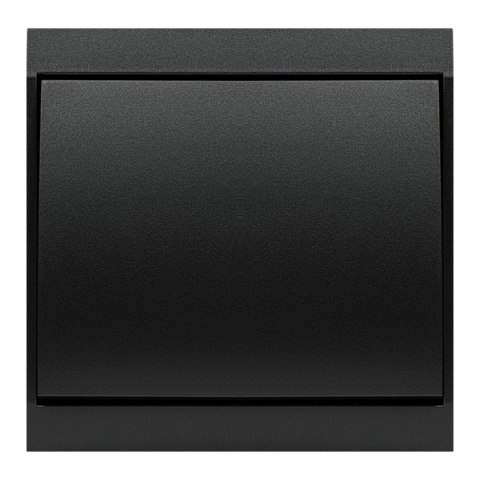 Łącznik jednobiegunowy p/t z podświeleniem Luna, 10A, 250V, WP-1L/S, czarny