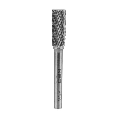 Frez do metalu HM, typ A (walcowy), 10 x 25 mm, trzpień 6 x 45 mm